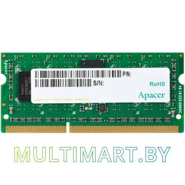 Оперативная память Apacer 8GB DDR3 SO-DIMM PC3-12800 (AS08GFA60CATBGJ)